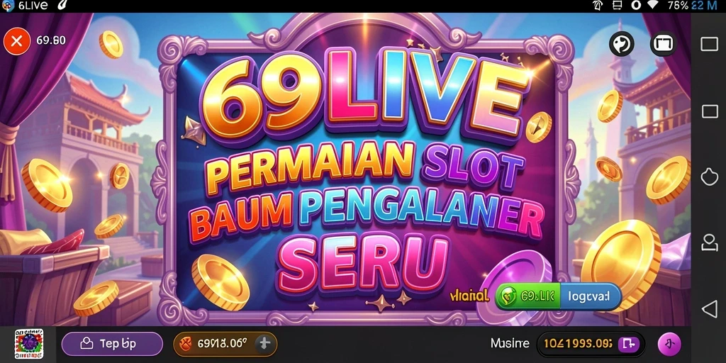 Screenshot gameplay menampilkan keseruan bermain slot di 69LIVE.