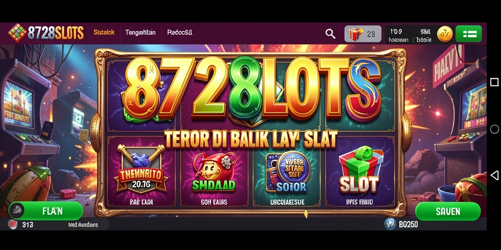 Gameplay 8728SLOTS yang mencekam dan penuh ketegangan.
