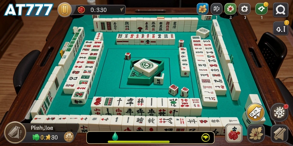 Tampilan gameplay Mahjong yang seru dan menarik dari AT777.