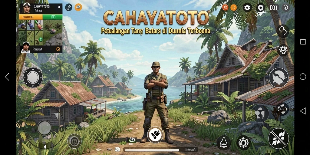 Tampilan gameplay seru dari CAHAYATOTO dalam dunia terbuka.