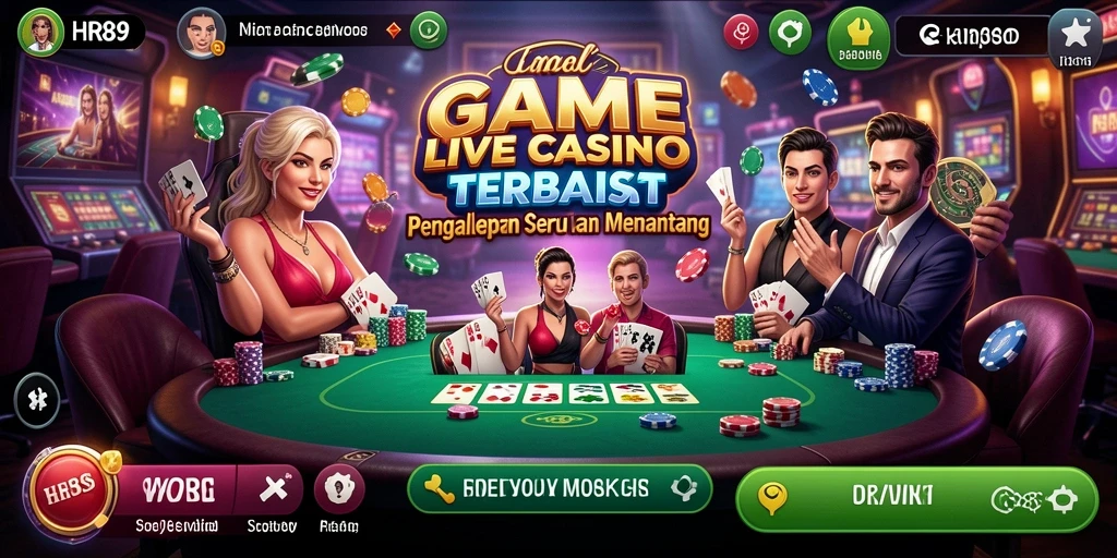 Gameplay Live Casino HR89 dengan dealer profesional dan pengalaman mendebarkan.