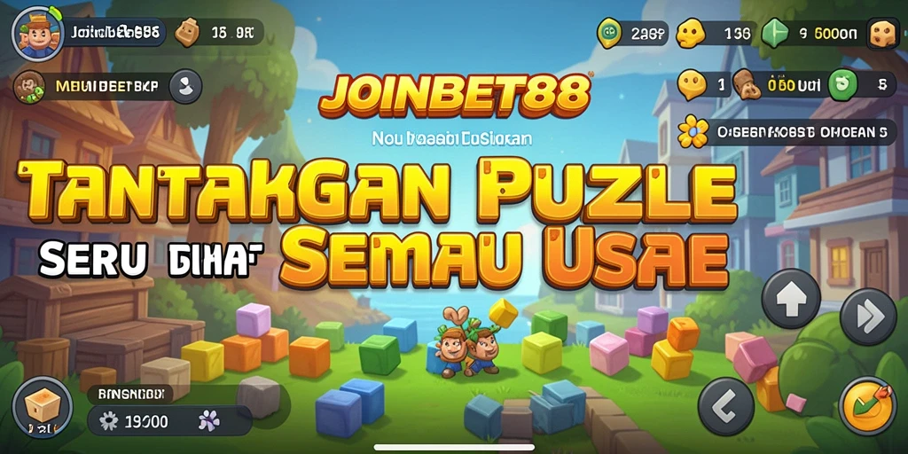 Screenshot utama <strong>JOINBET88</strong> menunjukkan gameplay puzzle yang seru dan menantang.