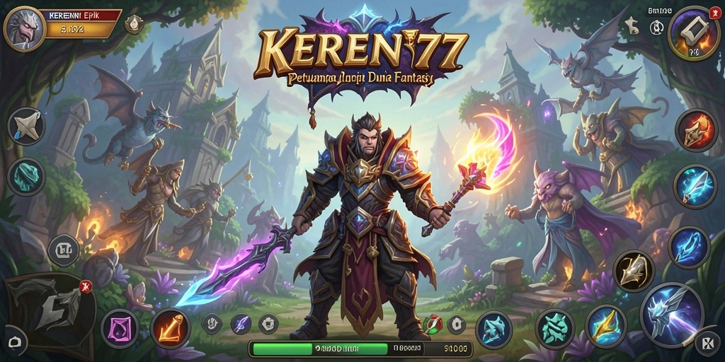 Gameplay KEREN77 yang seru di dunia fantasi.