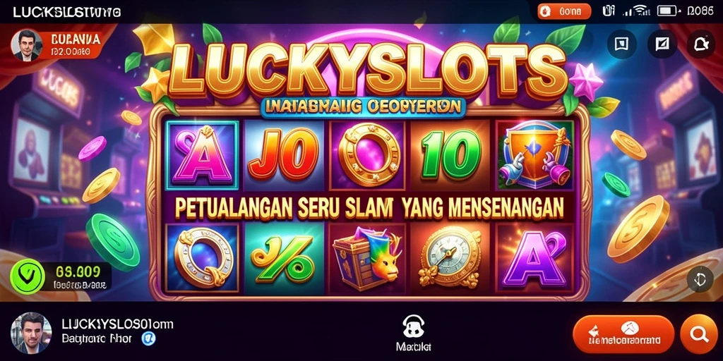 Tampilan gameplay LUCKYSLOTS yang menakjubkan dan penuh petualangan.