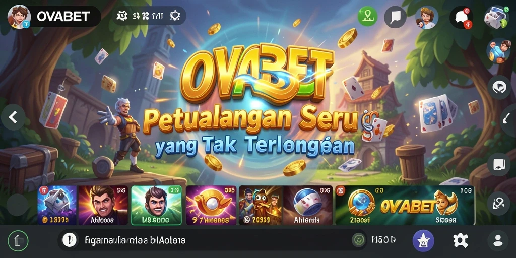 Tampilan gameplay OVABET dengan petualangan seru dan misi menarik.