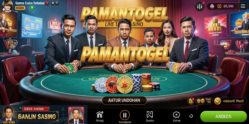 Tampilan menarik dari gameplay Live Casino PAMANTOGEL yang memukau.
