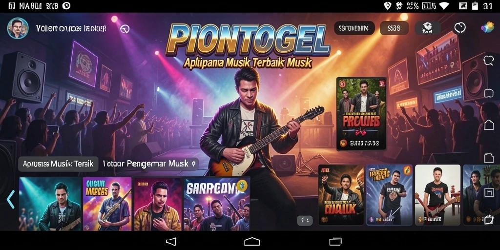 Screenshot gameplay PIONTOGEL yang menampilkan konsentrasi pemain saat bermain musik.