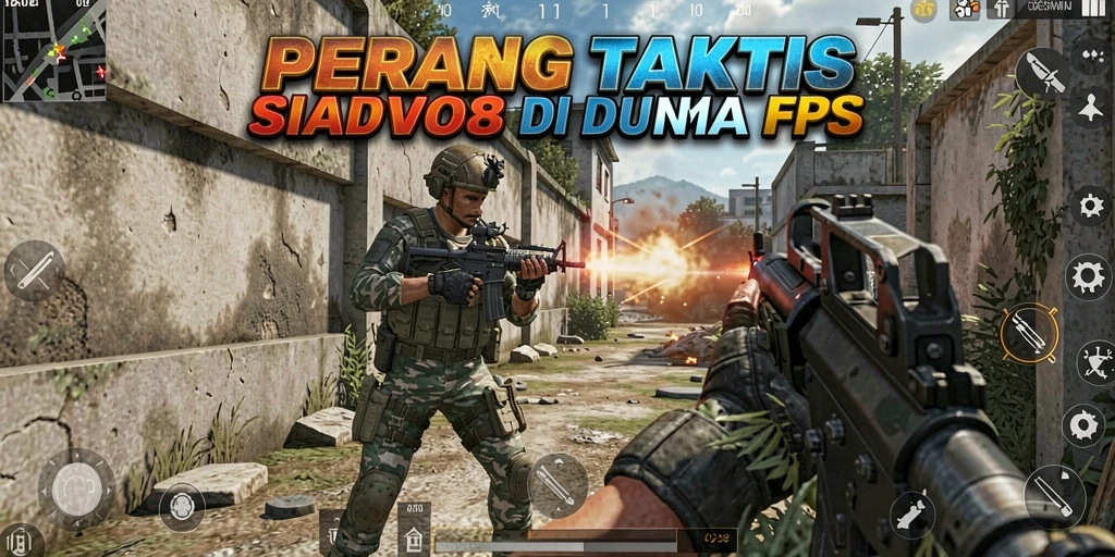 Tampilan gameplay mendebarkan di SIAP108 dengan aksi FPS yang seru.