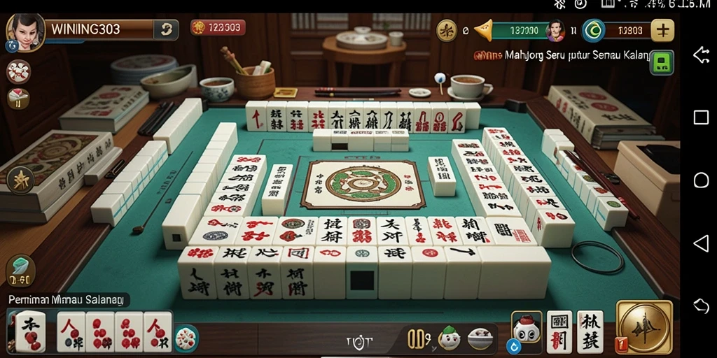 Gameplay menantang dan seru dari WINNING303 yang mengasah strategi bermain Mahjong.